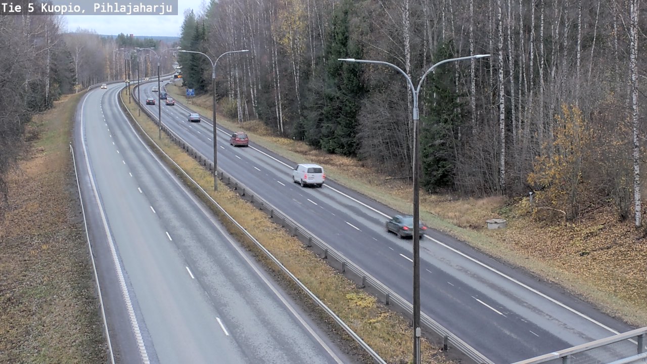 Weather Camera Image Väg 5 Kuopio, Pihlajaharju, Kuopio, Pohjois-Savo