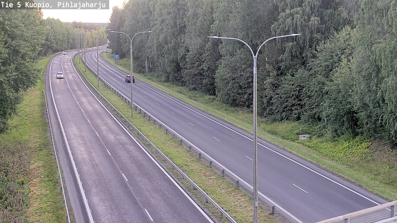 Weather Camera Image Väg 5 Kuopio, Pihlajaharju, Kuopio, Pohjois-Savo