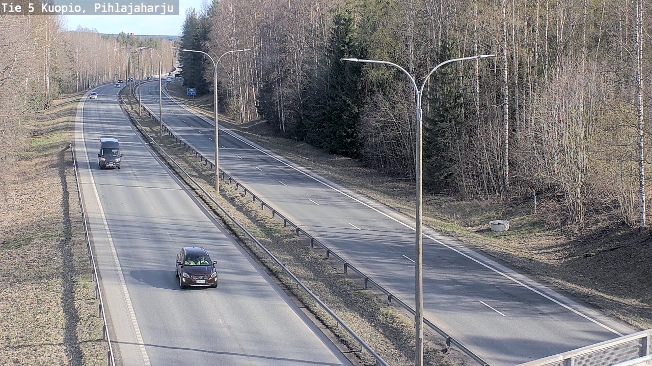 Kelikamerat Kuva Tie 5 Kuopio, Pihlajaharju, Kuopio, Pohjois-Savo