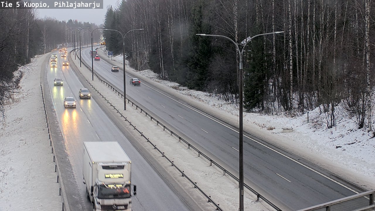 Weather Camera Image Road 5 Kuopio, Pihlajaharju, Kuopio, Pohjois-Savo