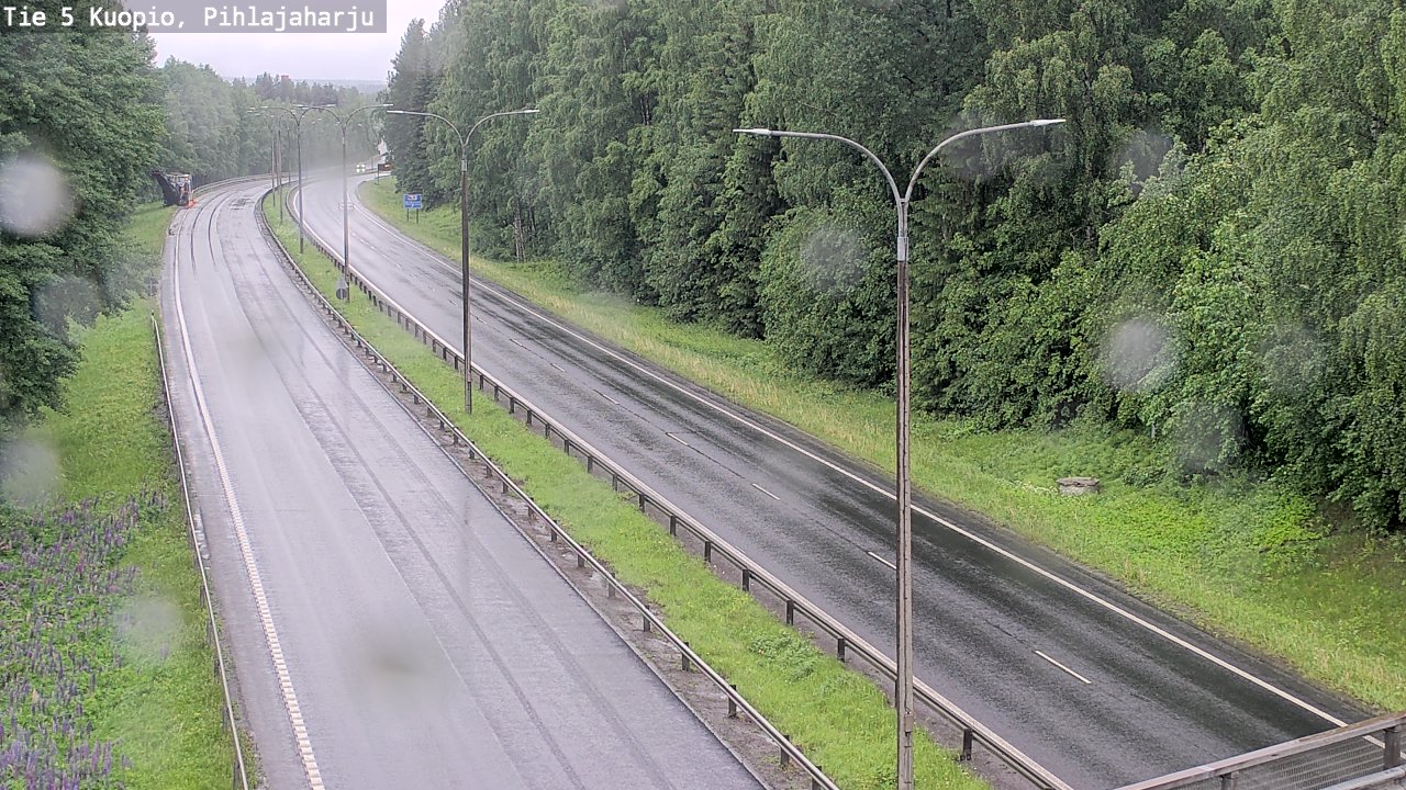 Kelikamerat Kuva Tie 5 Kuopio, Pihlajaharju, Kuopio, Pohjois-Savo