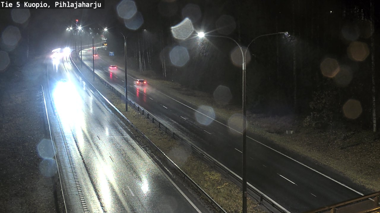 Weather Camera Image Väg 5 Kuopio, Pihlajaharju, Kuopio, Pohjois-Savo