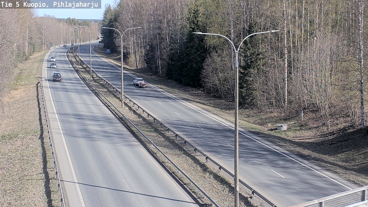 Kelikamerat Kuva Tie 5 Kuopio, Pihlajaharju, Kuopio, Pohjois-Savo