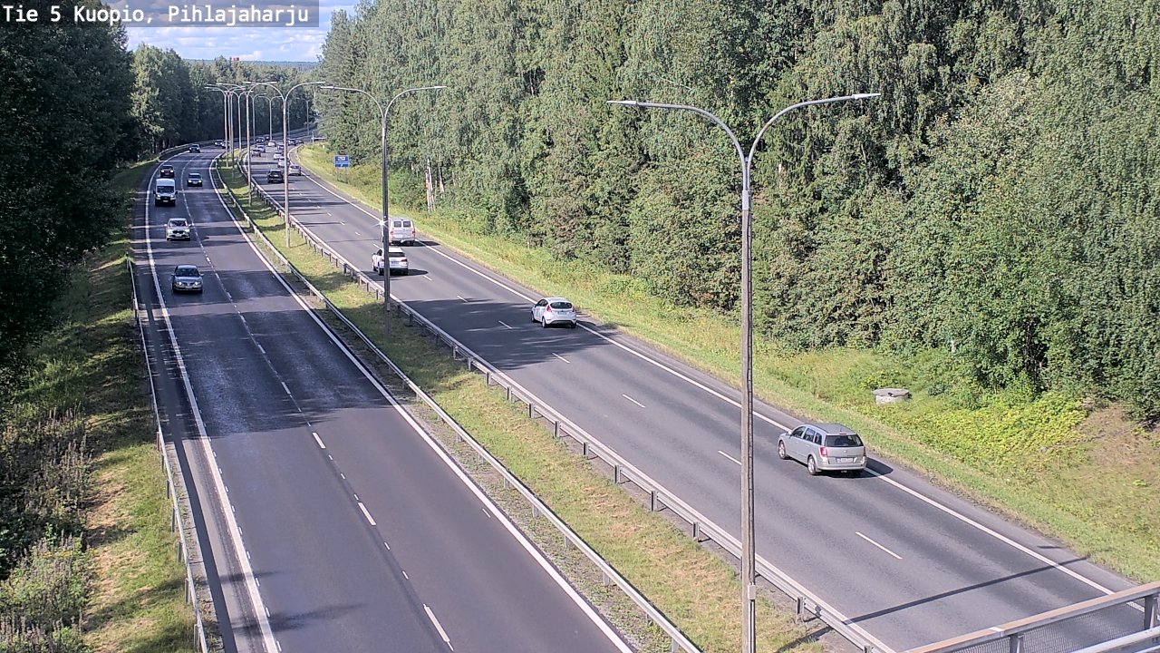 Kelikamerat Kuva Tie 5 Kuopio, Pihlajaharju, Kuopio, Pohjois-Savo