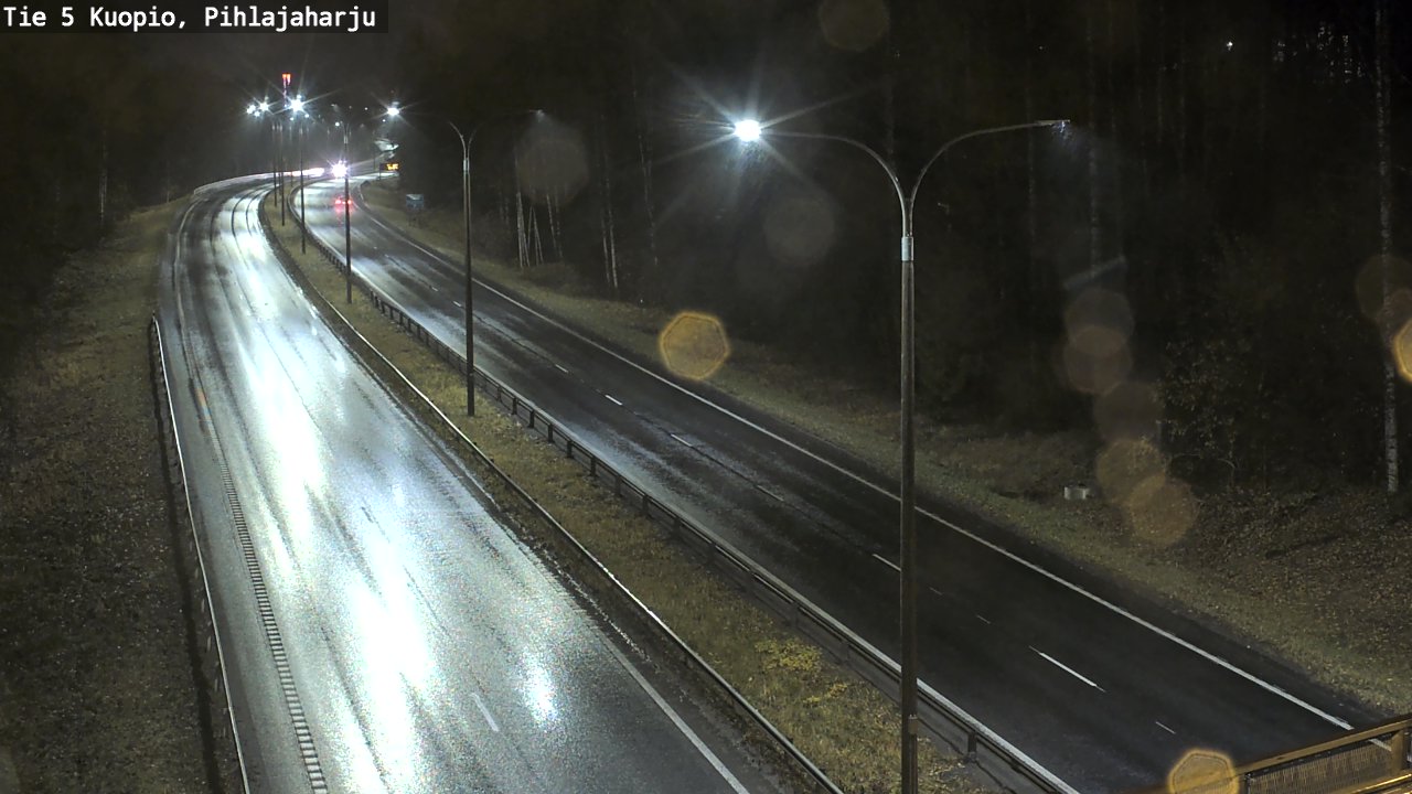 Weather Camera Image Road 5 Kuopio, Pihlajaharju, Kuopio, Pohjois-Savo