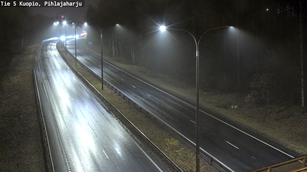 Weather Camera Image Road 5 Kuopio, Pihlajaharju, Kuopio, Pohjois-Savo