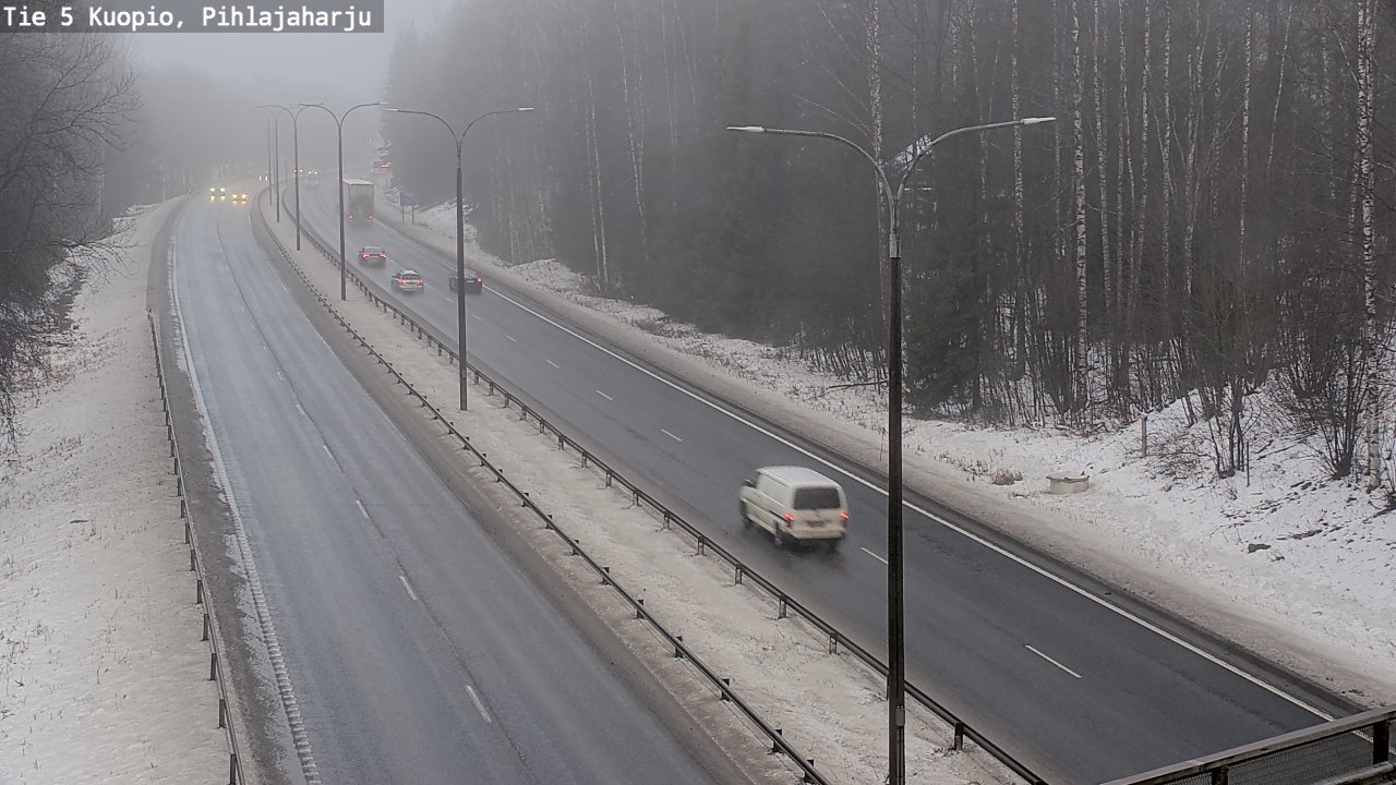 Weather Camera Image Road 5 Kuopio, Pihlajaharju, Kuopio, Pohjois-Savo