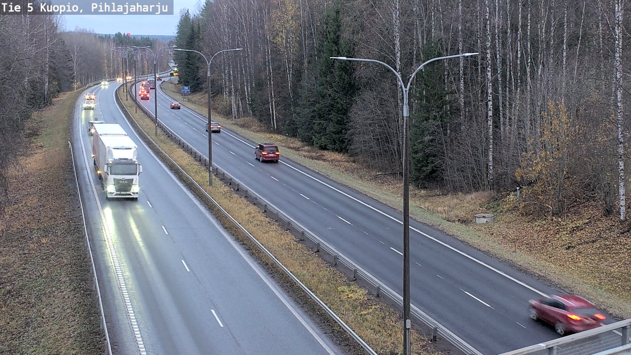Weather Camera Image Väg 5 Kuopio, Pihlajaharju, Kuopio, Pohjois-Savo