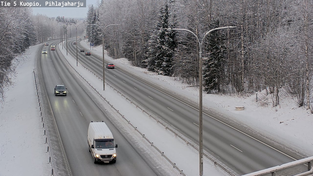 Kelikamerat Kuva Tie 5 Kuopio, Pihlajaharju, Kuopio, Pohjois-Savo