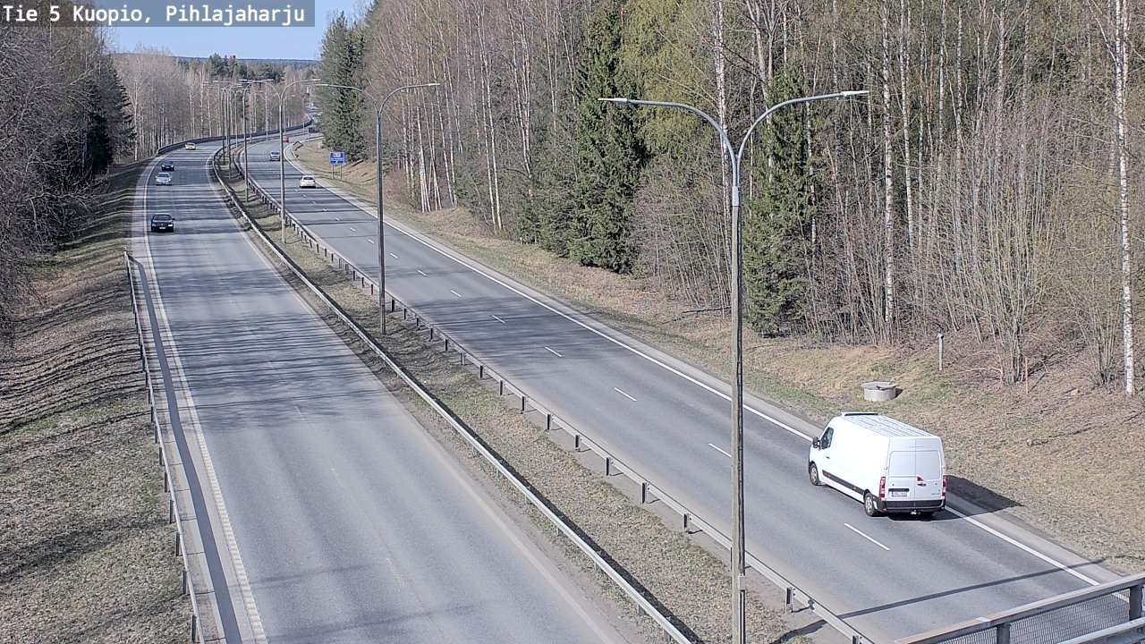Kelikamerat Kuva Tie 5 Kuopio, Pihlajaharju, Kuopio, Pohjois-Savo