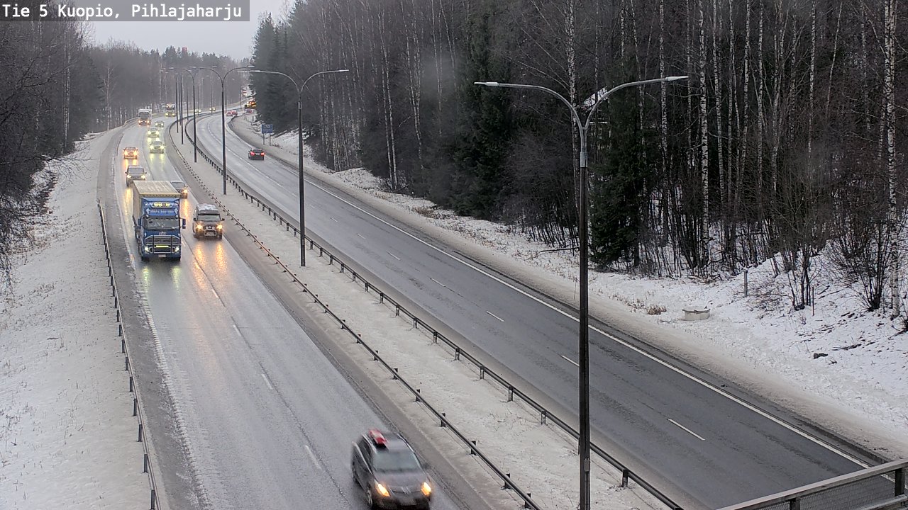 Weather Camera Image Road 5 Kuopio, Pihlajaharju, Kuopio, Pohjois-Savo