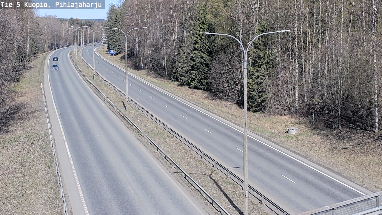 Kelikamerat Kuva Tie 5 Kuopio, Pihlajaharju, Kuopio, Pohjois-Savo