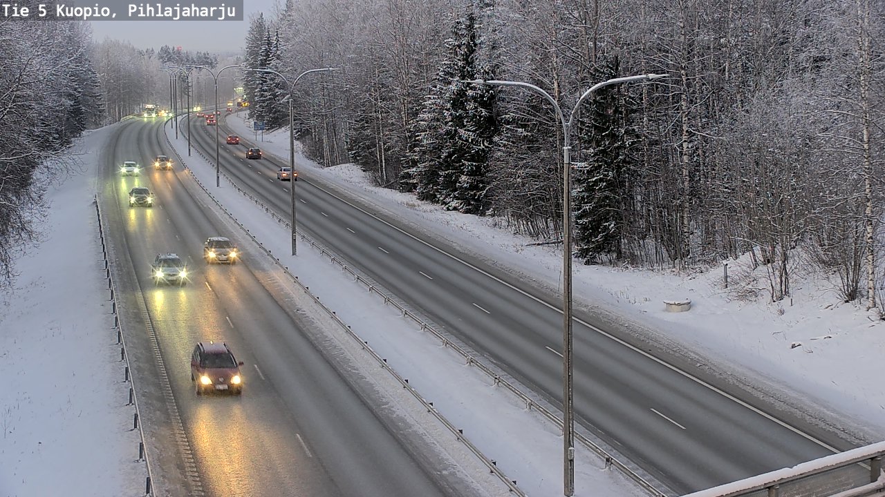 Kelikamerat Kuva Tie 5 Kuopio, Pihlajaharju, Kuopio, Pohjois-Savo