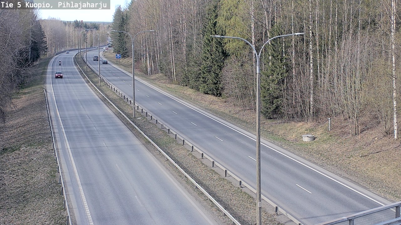 Kelikamerat Kuva Tie 5 Kuopio, Pihlajaharju, Kuopio, Pohjois-Savo
