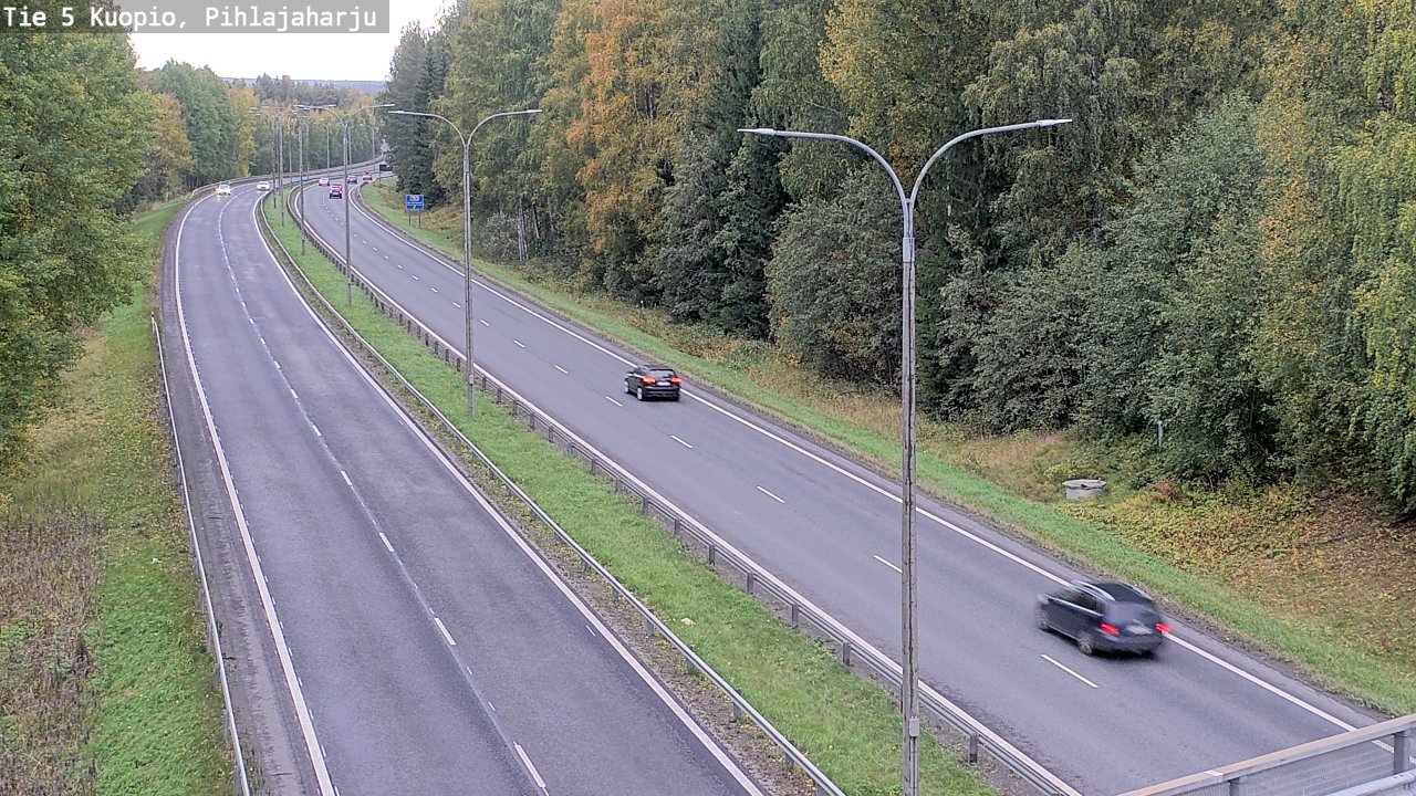 Kelikamerat Kuva Tie 5 Kuopio, Pihlajaharju, Kuopio, Pohjois-Savo