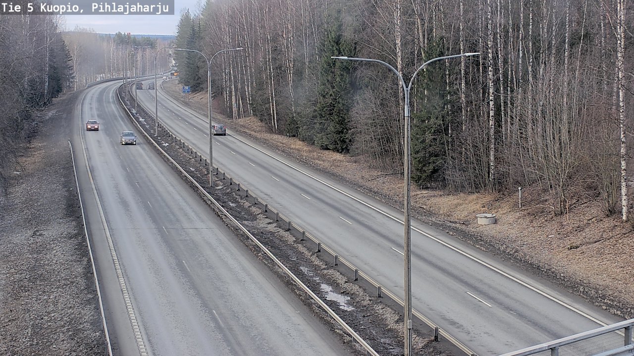 Kelikamerat Kuva Tie 5 Kuopio, Pihlajaharju, Kuopio, Pohjois-Savo