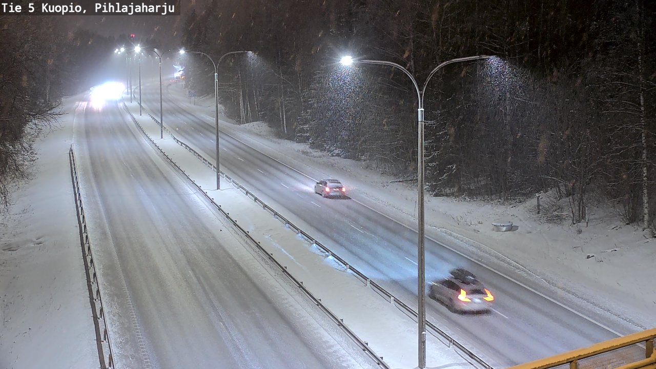 Kelikamerat Kuva Tie 5 Kuopio, Pihlajaharju, Kuopio, Pohjois-Savo