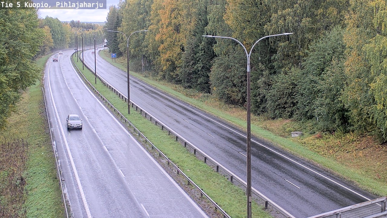 Kelikamerat Kuva Tie 5 Kuopio, Pihlajaharju, Kuopio, Pohjois-Savo
