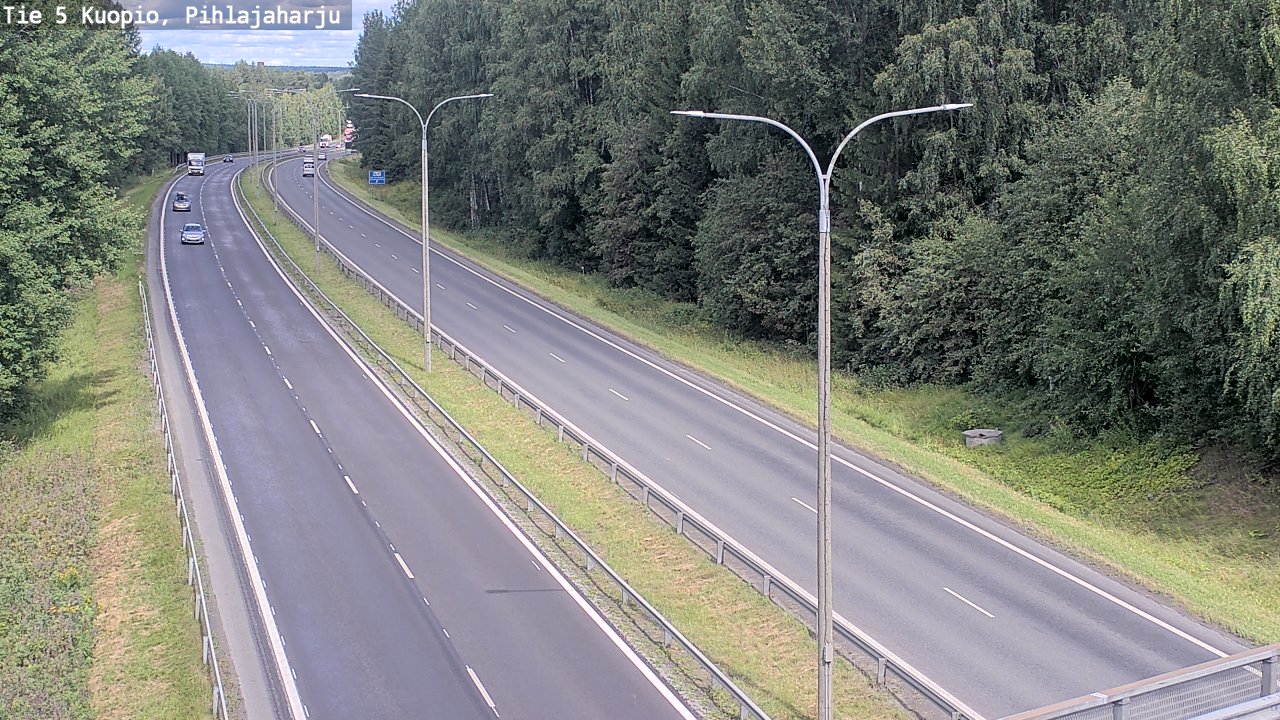 Kelikamerat Kuva Tie 5 Kuopio, Pihlajaharju, Kuopio, Pohjois-Savo
