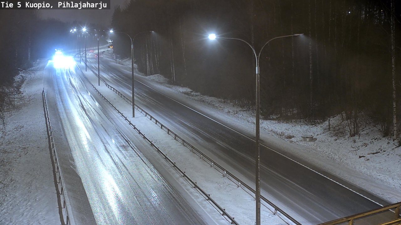 Weather Camera Image Road 5 Kuopio, Pihlajaharju, Kuopio, Pohjois-Savo