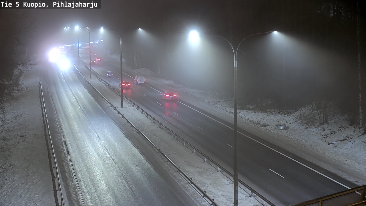Weather Camera Image Road 5 Kuopio, Pihlajaharju, Kuopio, Pohjois-Savo
