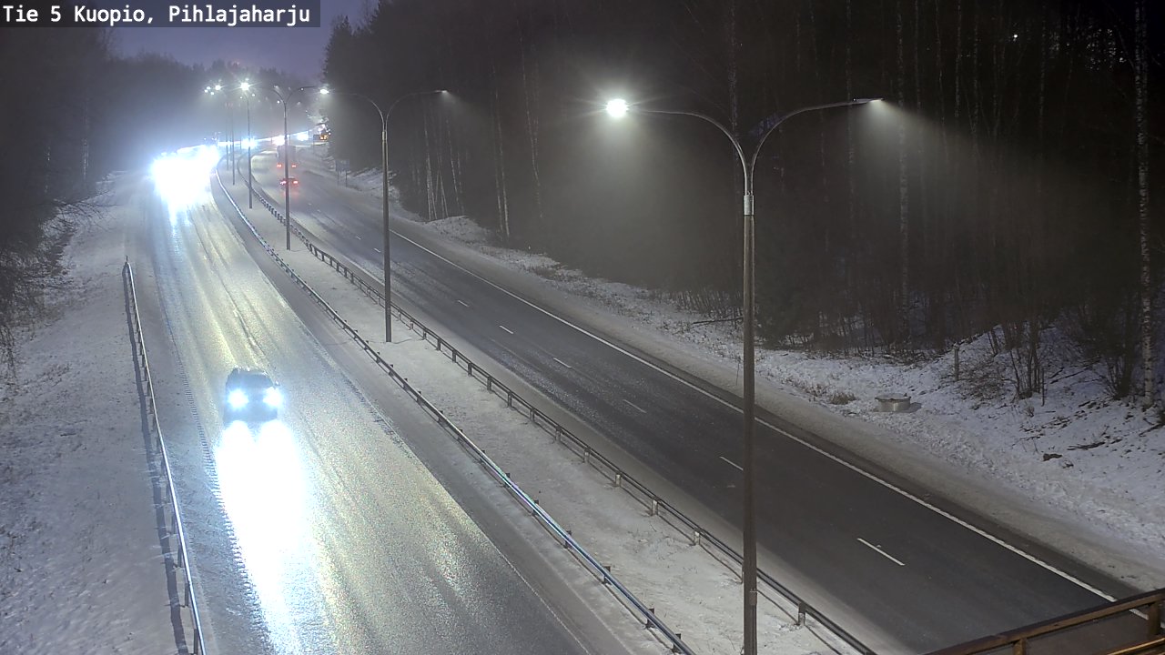 Weather Camera Image Road 5 Kuopio, Pihlajaharju, Kuopio, Pohjois-Savo