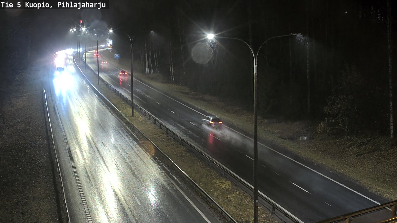 Weather Camera Image Väg 5 Kuopio, Pihlajaharju, Kuopio, Pohjois-Savo