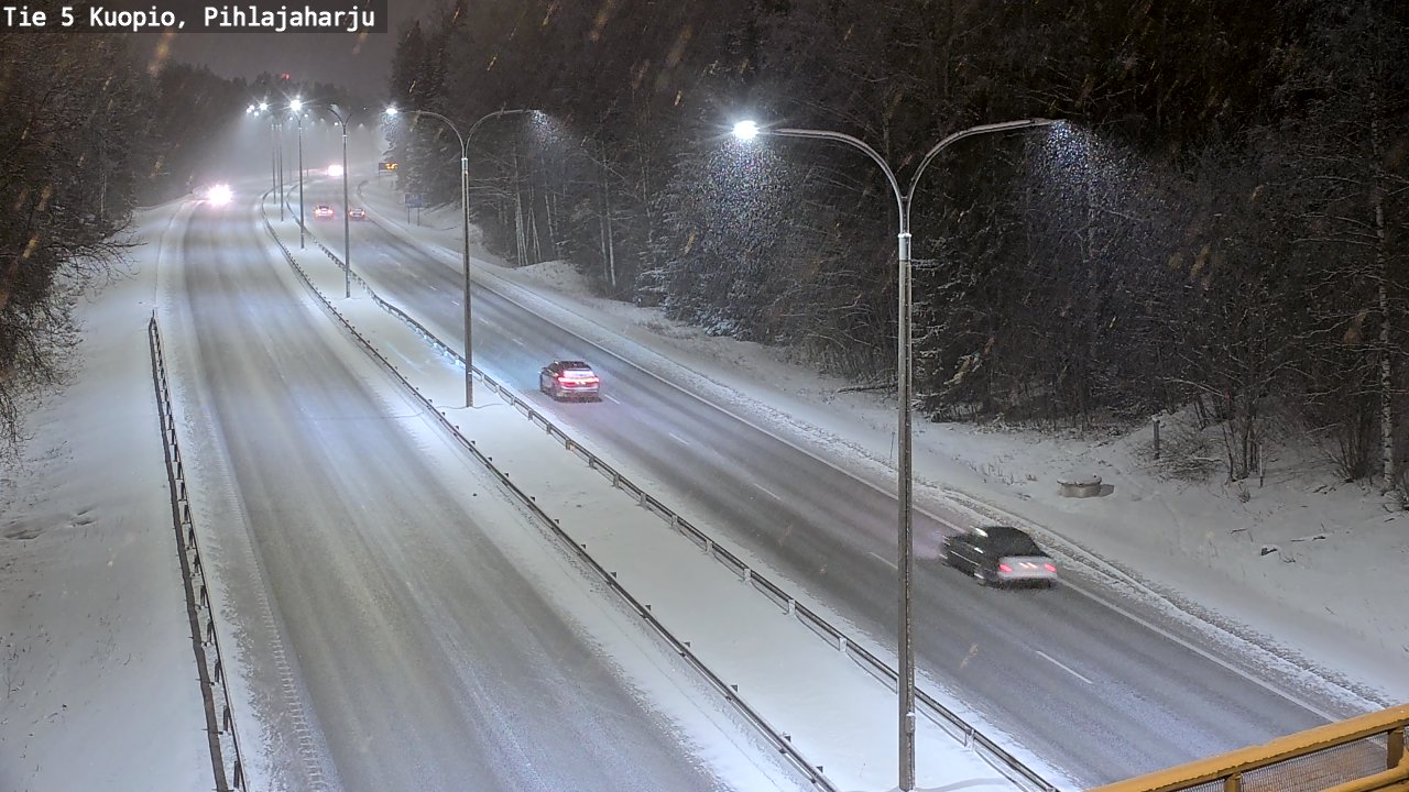 Kelikamerat Kuva Tie 5 Kuopio, Pihlajaharju, Kuopio, Pohjois-Savo
