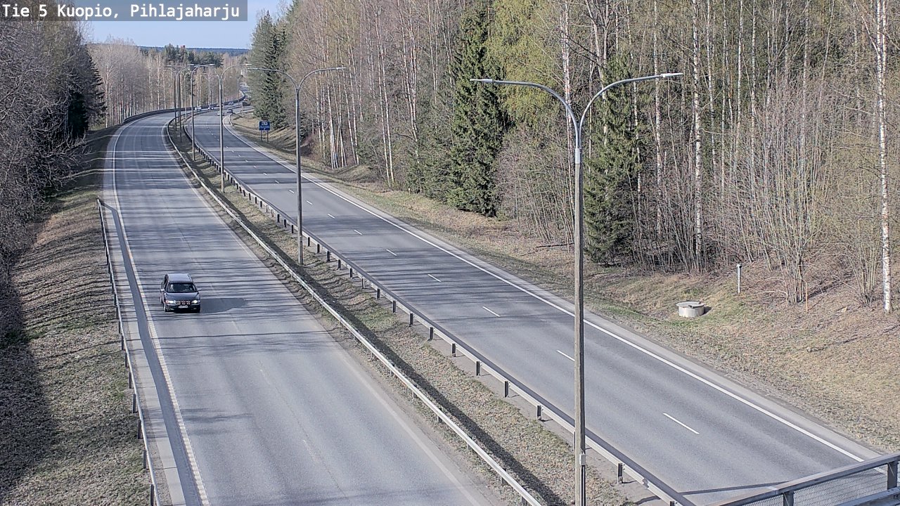 Kelikamerat Kuva Tie 5 Kuopio, Pihlajaharju, Kuopio, Pohjois-Savo
