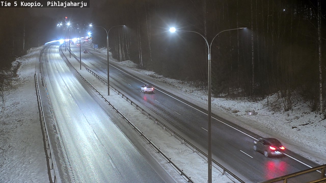 Weather Camera Image Road 5 Kuopio, Pihlajaharju, Kuopio, Pohjois-Savo