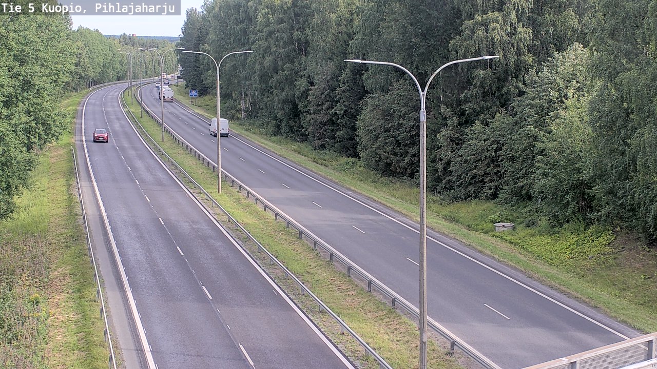 Weather Camera Image Väg 5 Kuopio, Pihlajaharju, Kuopio, Pohjois-Savo