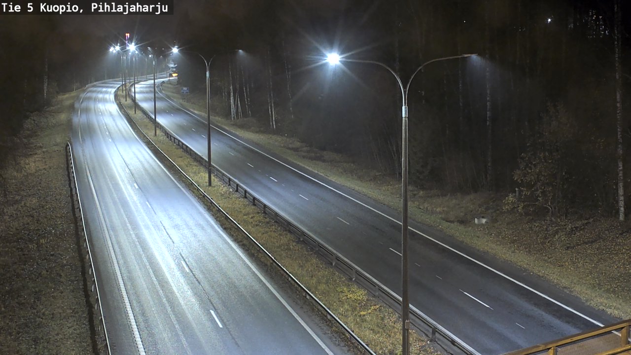 Kelikamerat Kuva Tie 5 Kuopio, Pihlajaharju, Kuopio, Pohjois-Savo
