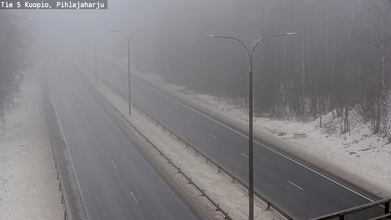 Weather Camera Image Road 5 Kuopio, Pihlajaharju, Kuopio, Pohjois-Savo