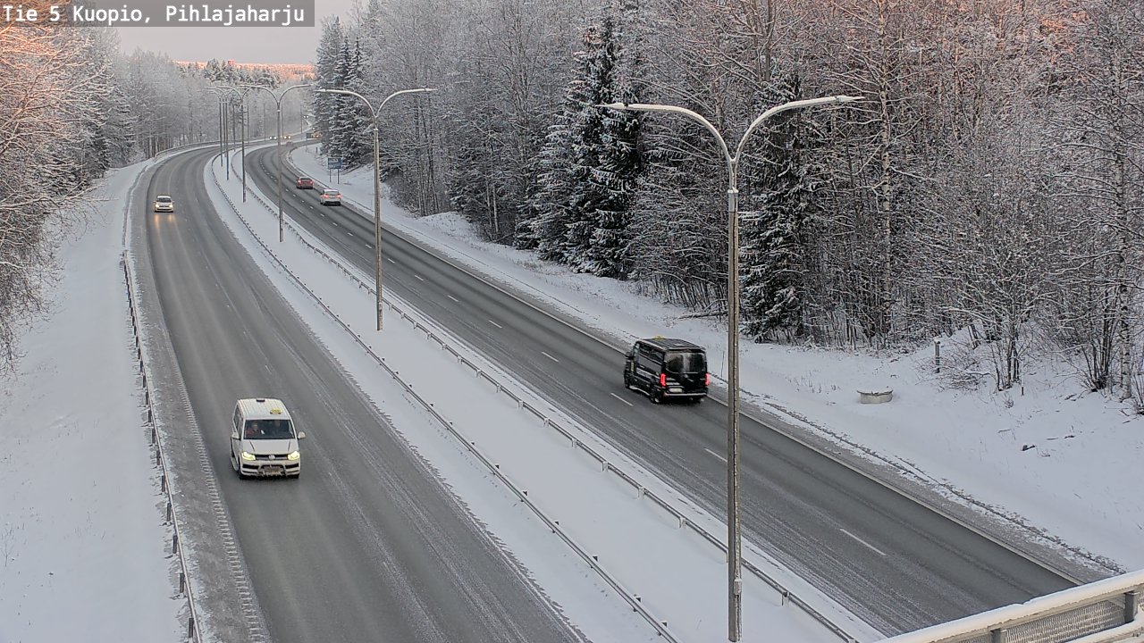 Kelikamerat Kuva Tie 5 Kuopio, Pihlajaharju, Kuopio, Pohjois-Savo