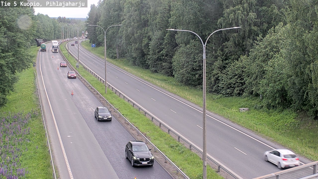 Kelikamerat Kuva Tie 5 Kuopio, Pihlajaharju, Kuopio, Pohjois-Savo