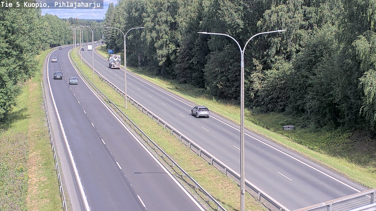 Kelikamerat Kuva Tie 5 Kuopio, Pihlajaharju, Kuopio, Pohjois-Savo