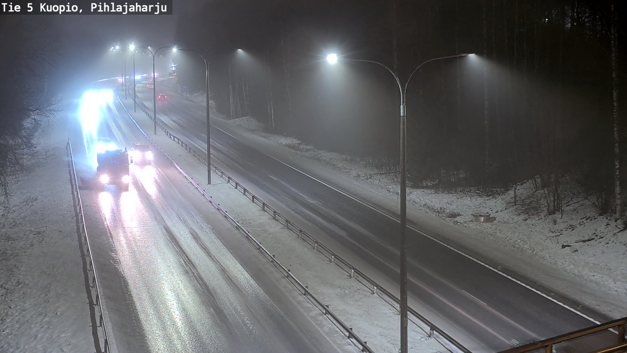 Weather Camera Image Road 5 Kuopio, Pihlajaharju, Kuopio, Pohjois-Savo