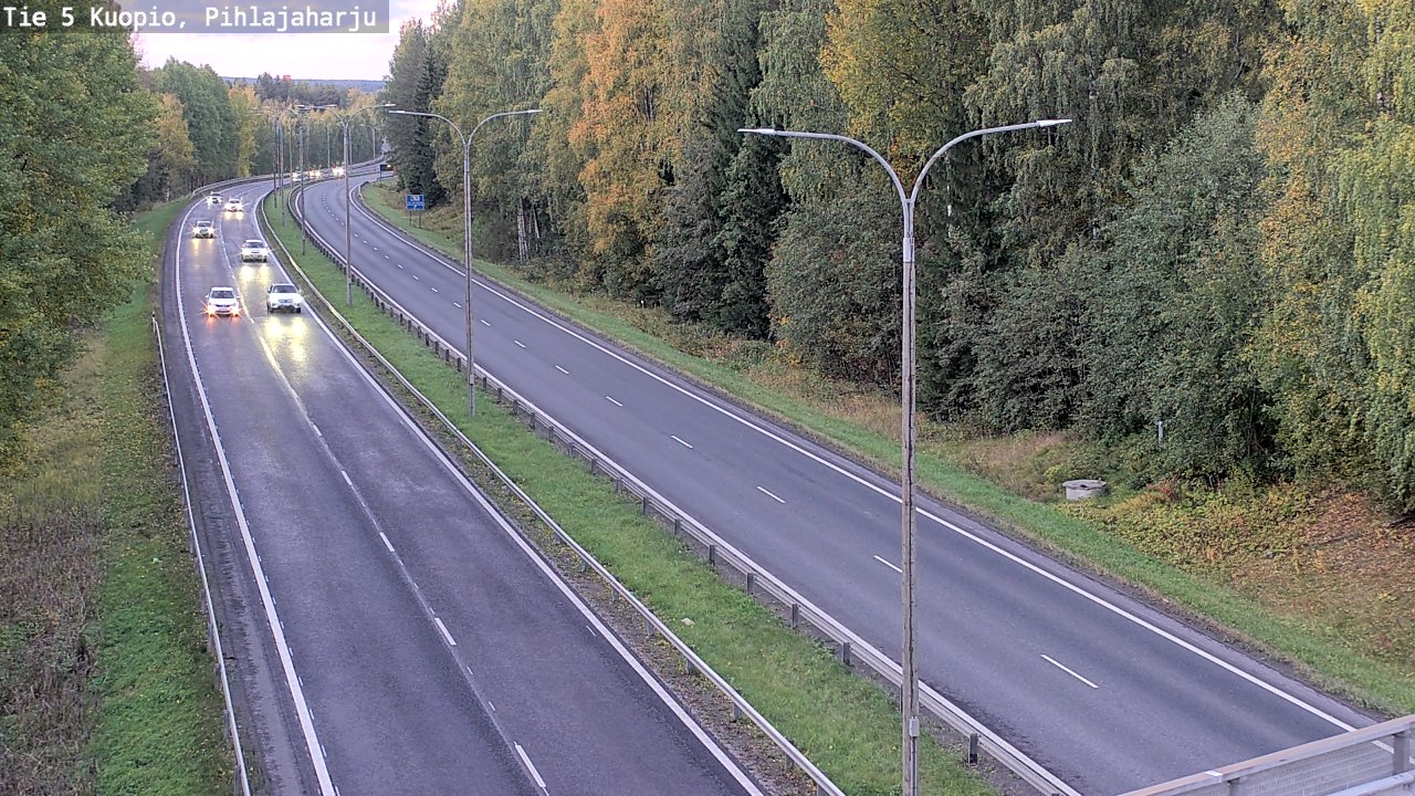 Kelikamerat Kuva Tie 5 Kuopio, Pihlajaharju, Kuopio, Pohjois-Savo