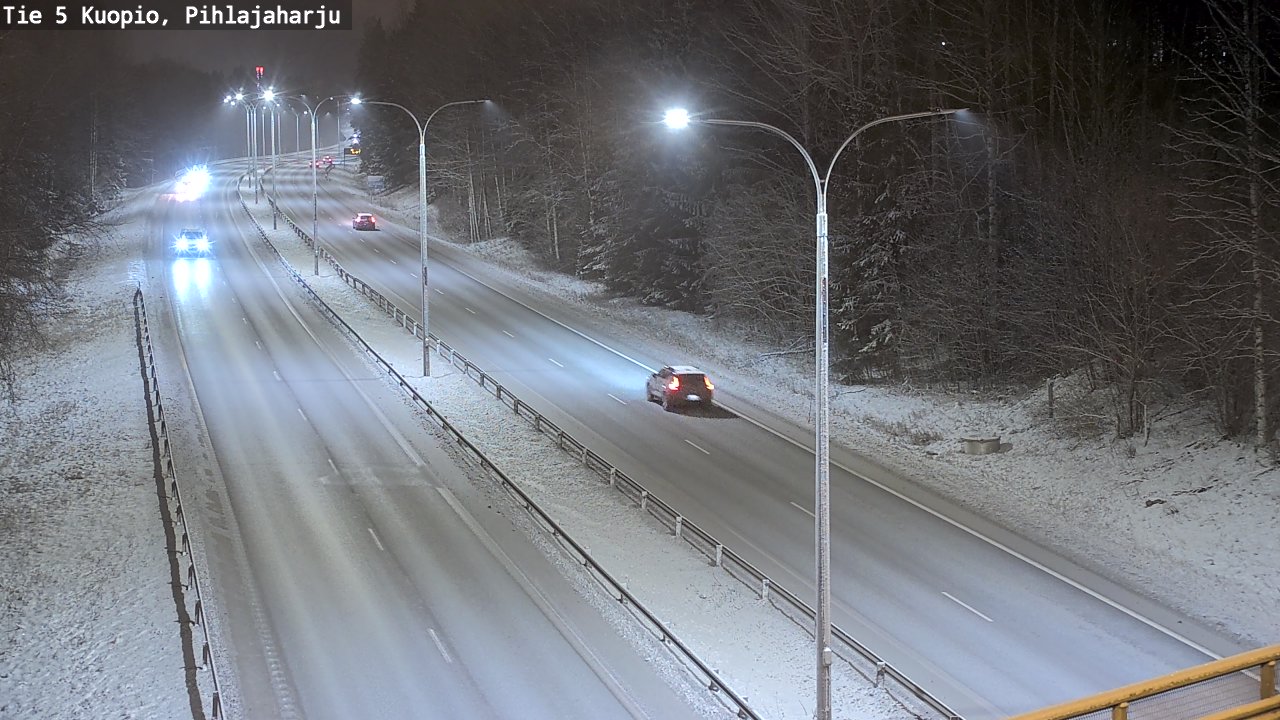Kelikamerat Kuva Tie 5 Kuopio, Pihlajaharju, Kuopio, Pohjois-Savo