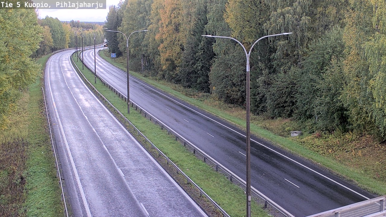 Kelikamerat Kuva Tie 5 Kuopio, Pihlajaharju, Kuopio, Pohjois-Savo