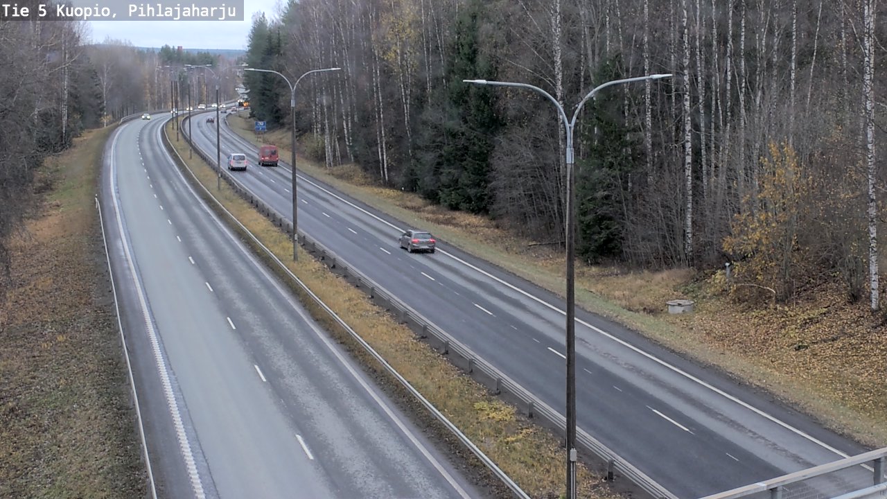 Weather Camera Image Väg 5 Kuopio, Pihlajaharju, Kuopio, Pohjois-Savo