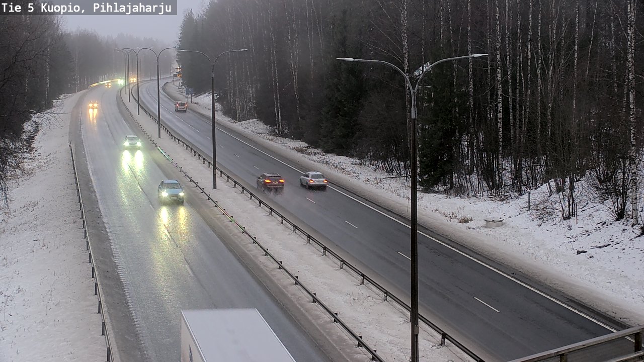 Weather Camera Image Road 5 Kuopio, Pihlajaharju, Kuopio, Pohjois-Savo