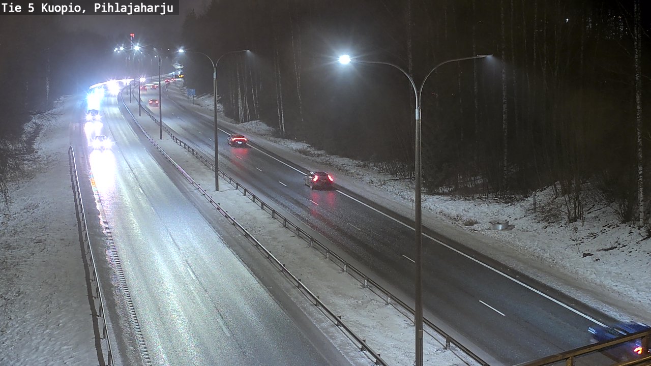 Weather Camera Image Road 5 Kuopio, Pihlajaharju, Kuopio, Pohjois-Savo