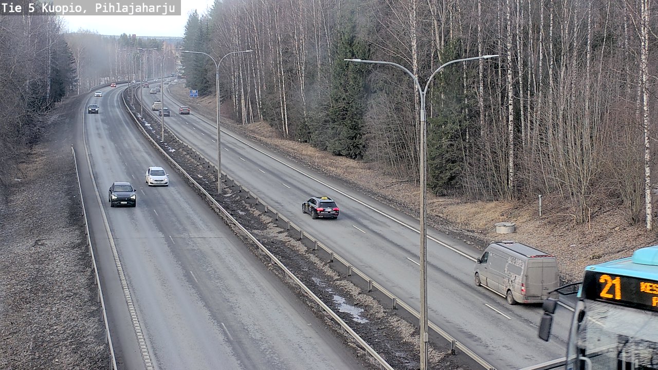 Kelikamerat Kuva Tie 5 Kuopio, Pihlajaharju, Kuopio, Pohjois-Savo