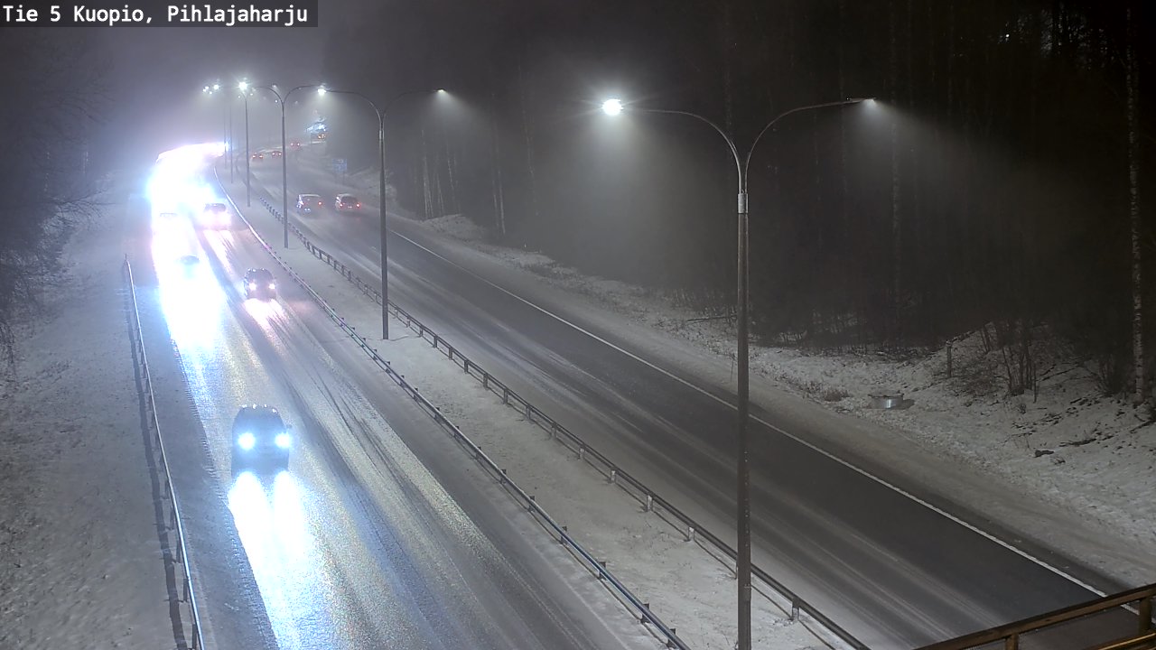 Weather Camera Image Road 5 Kuopio, Pihlajaharju, Kuopio, Pohjois-Savo