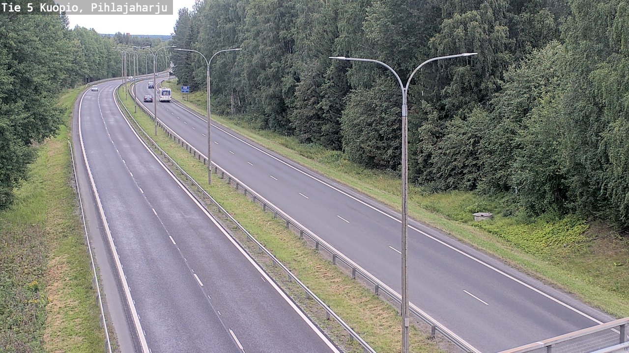 Weather Camera Image Väg 5 Kuopio, Pihlajaharju, Kuopio, Pohjois-Savo