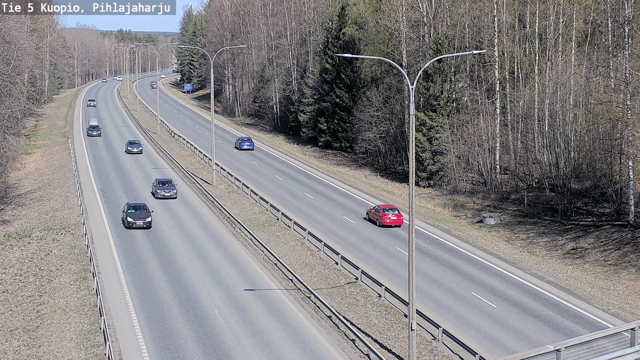Kelikamerat Kuva Tie 5 Kuopio, Pihlajaharju, Kuopio, Pohjois-Savo