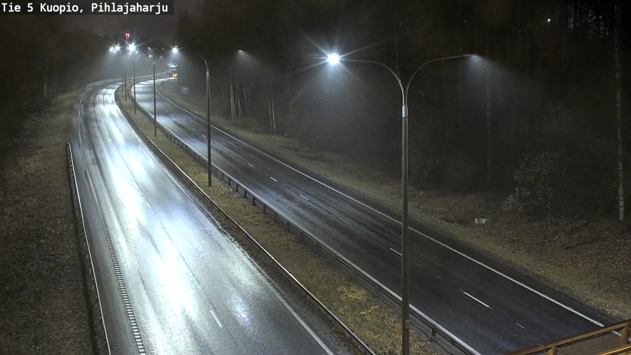 Weather Camera Image Road 5 Kuopio, Pihlajaharju, Kuopio, Pohjois-Savo