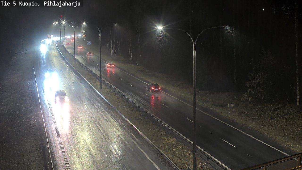 Weather Camera Image Väg 5 Kuopio, Pihlajaharju, Kuopio, Pohjois-Savo