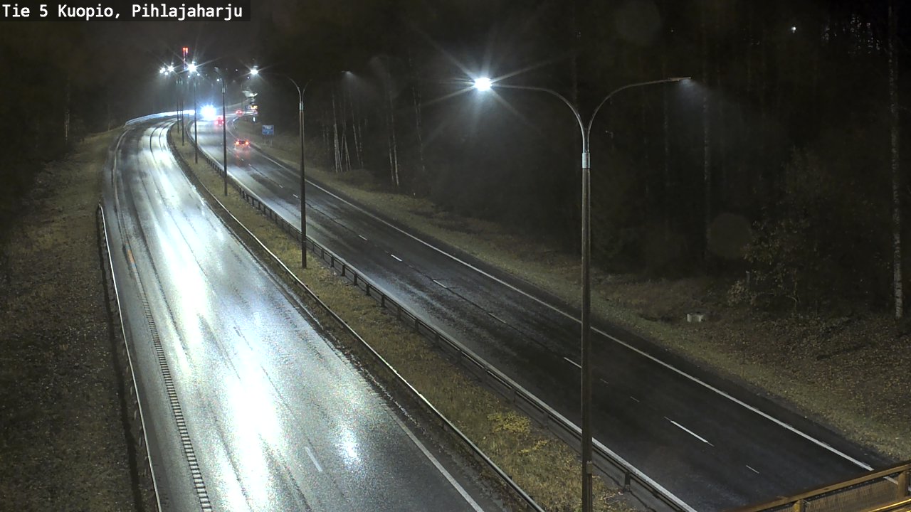Weather Camera Image Road 5 Kuopio, Pihlajaharju, Kuopio, Pohjois-Savo